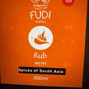 FUDI PEOPLE HOT CHILLI OIL RUB WITH SPICES OF SOUTH ASIA(454g)???