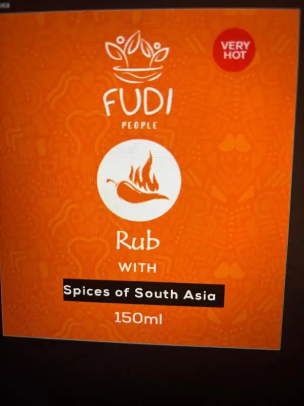 FUDI PEOPLE HOT CHILLI OIL RUB WITH SPICES OF SOUTH ASIA(454g)???