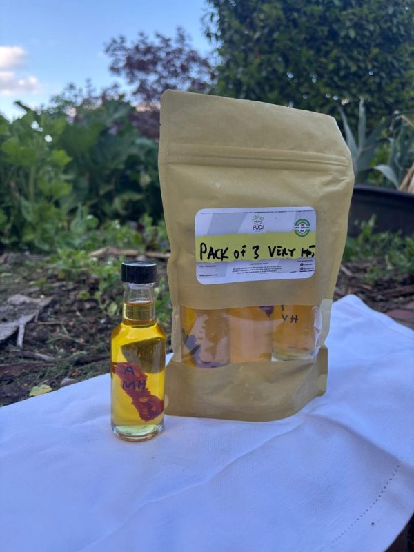 FUDI PEOPLE  CHILLI OIL PACK OF THREE WITH SPICES OF AFRICA, EAST & SOUTH ASIA(3 X50ml)????